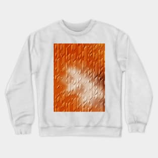 3D abstract orange design Crewneck Sweatshirt